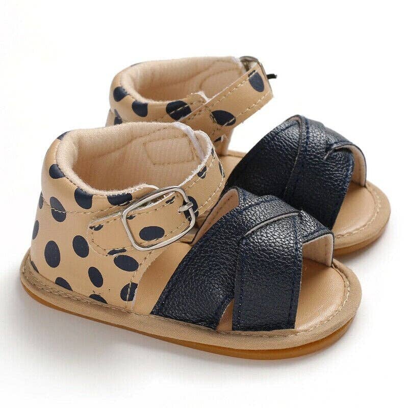 Woven Sandals - Polkadot